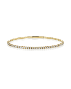 1.00 CTW Round Diamond Bangle