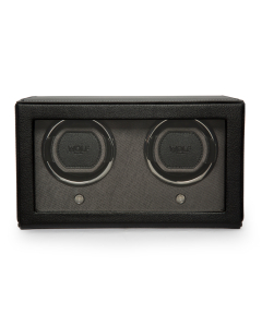 WOLF Black Double Cub Winder with Cover | Front View