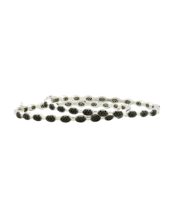 Freida Rothman Industrial Finish Black Pave Hinged Bangle Set