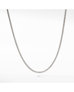 David Yurman Baby Box Chain in Sterling Silver with14K Yellow Gold Accent, 18 Inches