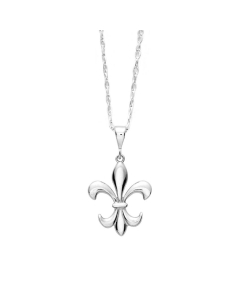 Sterling Silver Fleur de Lis Pendant_2