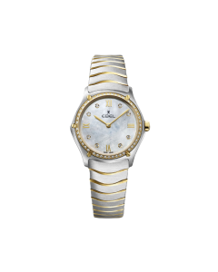 Ebel Sport Classic Ladies Watch with Mother of Pearl Dial and Diamond Case