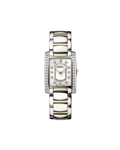 Ebel Brasilia Ladies Two-Tone Watch with Diamond Case