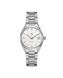 TAG Heuer Carrera Date Quartz Watch with Mother of Pearl Dial