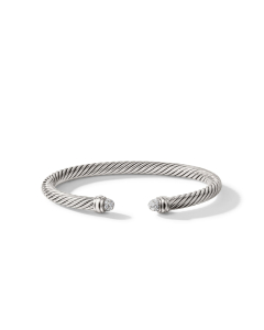 David Yurman Cable Classics Cuff Bracelet with Diamonds