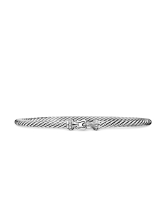 David Yurman | Cable Buckle Bracelet | Diamonds | Side View
