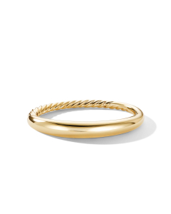 David Yurman Pure Form Smooth Bracelet in 18k Gold
