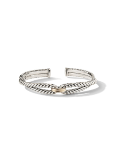 David Yurman Cable Loop Bracelet with 18k Gold