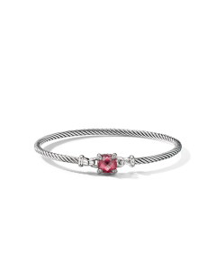 David Yurman Chatelaine Bracelet with Rhodolite Garnet and Diamonds