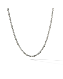 David Yurman 3.6mm Box Chain Necklace with Gold Accent, 72 Inches