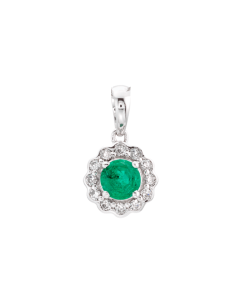 Emerald & Diamond Pendant