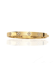 Roberto Coin 18K Gold & Diamond Verona 6mm Bangle