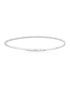Gold Flexible Round Diamond Bracelet