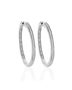 Diamond Hoop Earrings_2