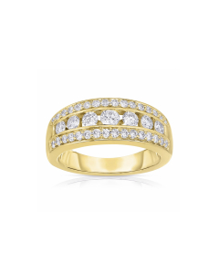 Yellow Gold 1.50 CTW Diamond Band