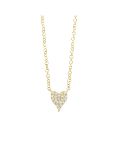 .05 CTW Diamond Heart Pendant Necklace