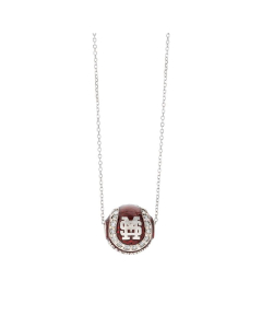 Msu National Champions Diamond Baseball Necklace