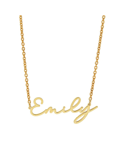 Personalized Gold Plated Name Necklace