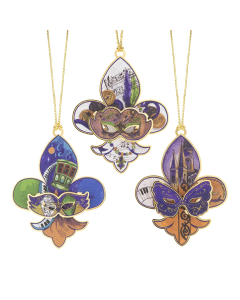 Mardi Gras Ornament Set