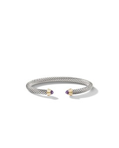 David Yurman Cable Kid's Birthstone Bracelet with Amethyst