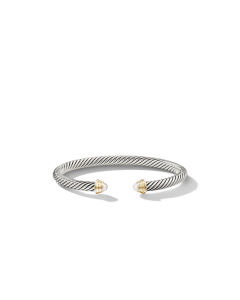 David Yurman Cable Kid's Birthstone Bracelet with Pearls