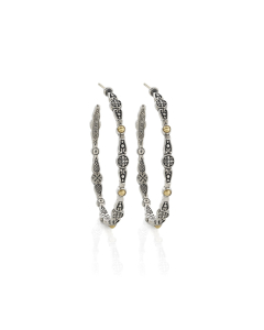 Konstantino Engraved Hoop Earrings_2
