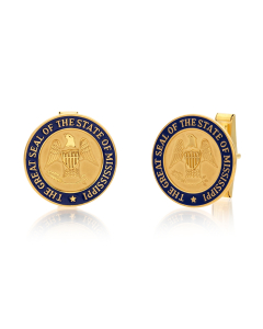State Of Mississippi Cuff Links