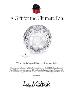 Advertised LSU Baseball Paperweight