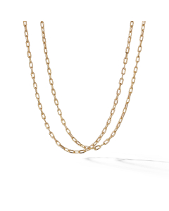 David Yurman DY Madison 3mm Chain Necklace in Yellow Gold, 18 inches