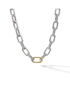 David Yurman Madison 11mm Chain Necklace with 18K Gold