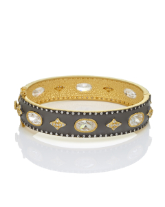 Freida Rothman Oh So Gorgeous Wide Hinge Bangle