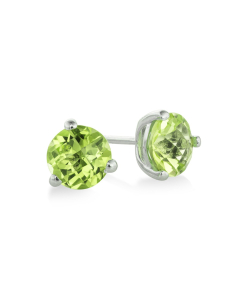 Sterling Silver Gemstone Stud Earring Collection