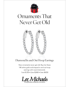 Advertised Oval Hoop Earrings