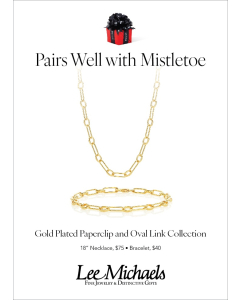 Advertised Oval Link Necklace Bracelet