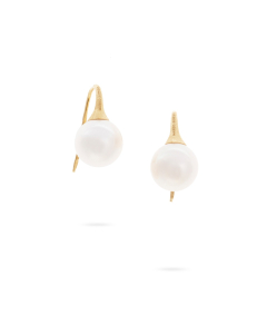Marco Bicego Yellow Gold Africa Pearl Drop Earrings
