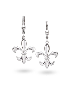 Small Fleur de Lis Earrings