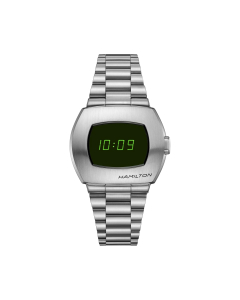 Hamilton American Classic PSR Digital Quartz Watch in Stainless Steel