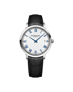 Raymond Weil Toccata Men's Classic White Dial Leather Quartz Watch