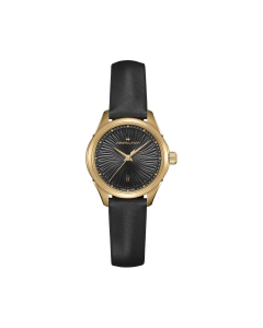 Hamilton Jazzmaster Lady Quartz Watch with Black Dial